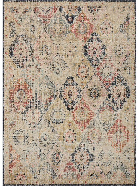 Jocelyn JOC07 Khaki/Multi 4' x 6' Rug