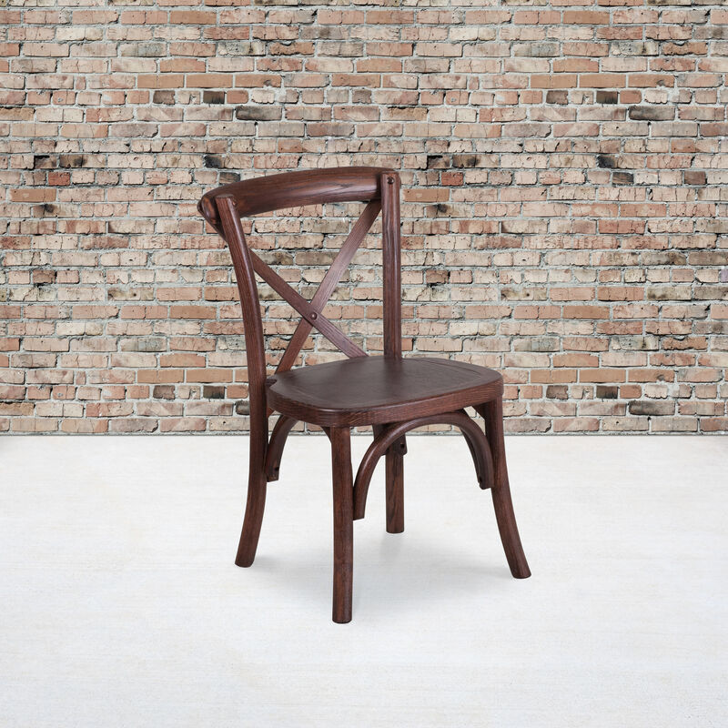 Wood Cross Back Chairs