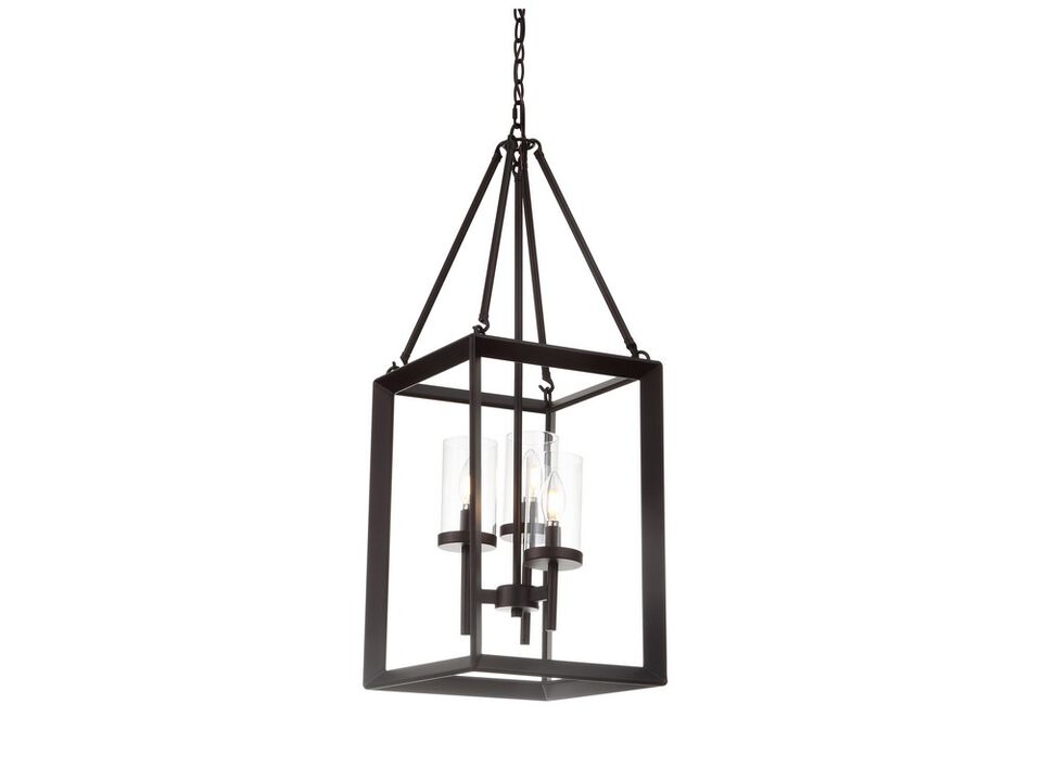 Anna 3-light Metal/Glass LED Pendant