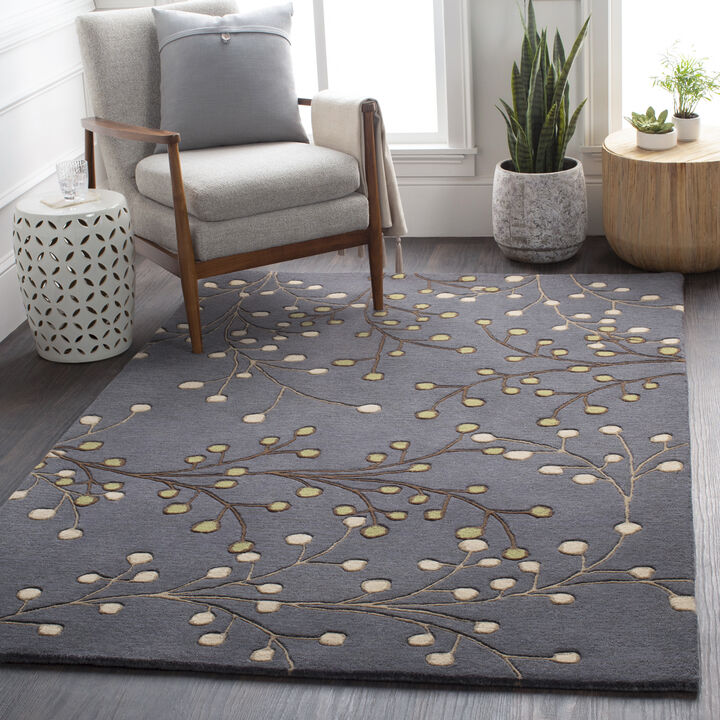 Athena ATH-5053 7'6' x 9'6' Gray Rug