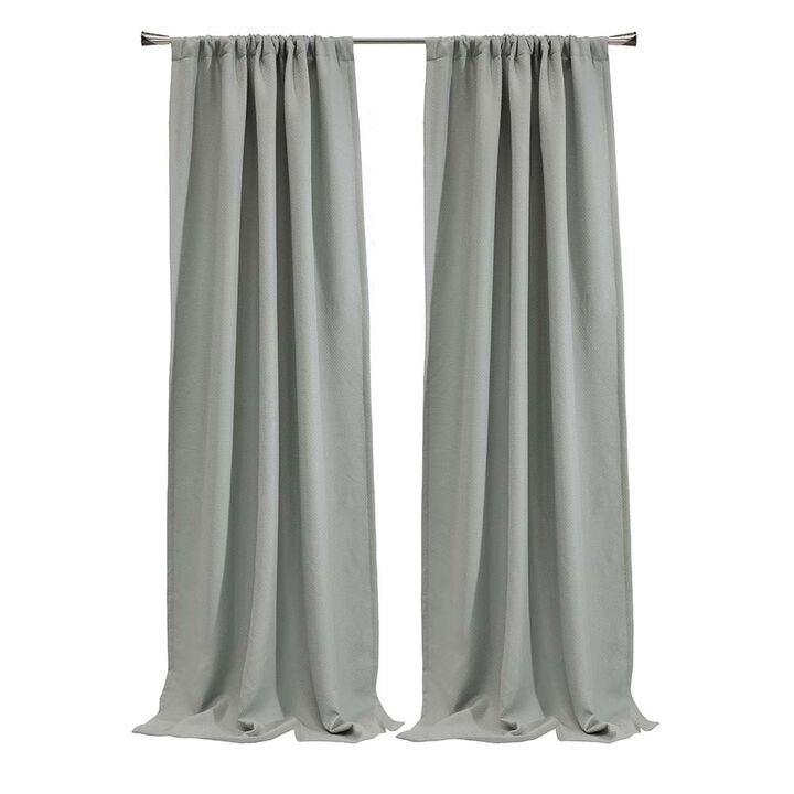 Thermalogic Birmingham Room Darkening Window Treatments Dual Header Insulating Curtain Panel Silver