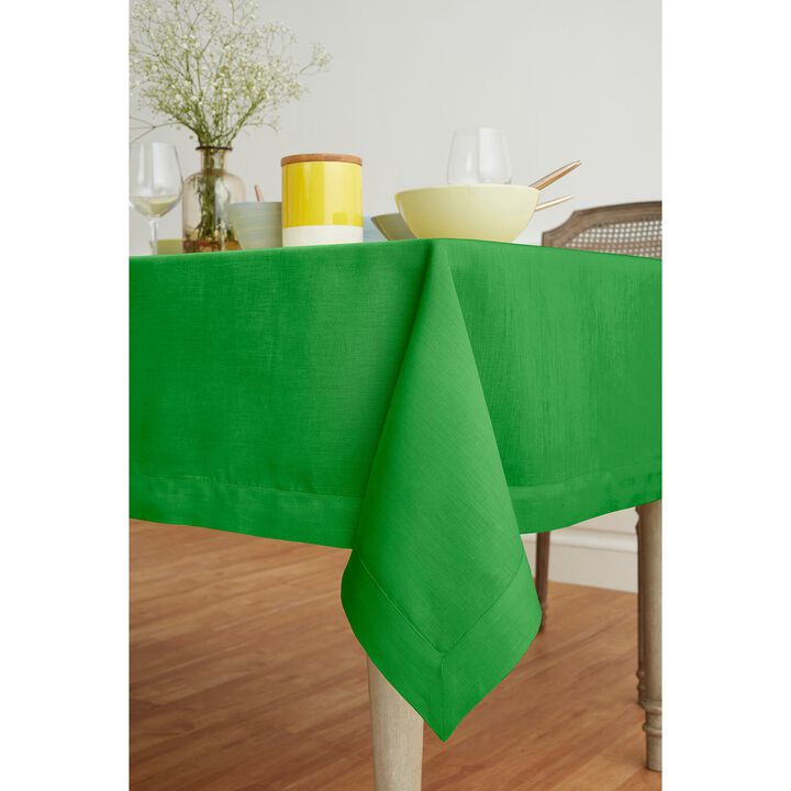 Solino Home 100% Pure Linen Tablecloth 60 x 120 Inch | Fete