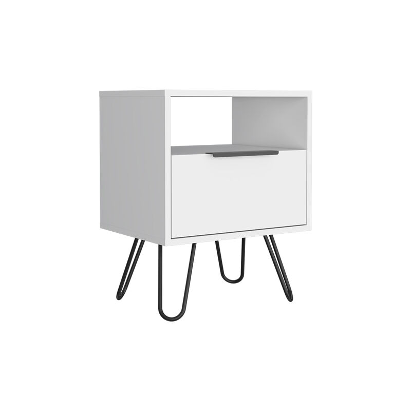 Nightstand Skyoner, Bedroom, White