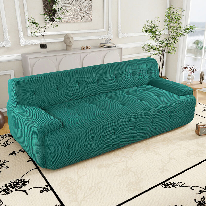 Merax Modern Tufted Fabric Upholstered Sofa