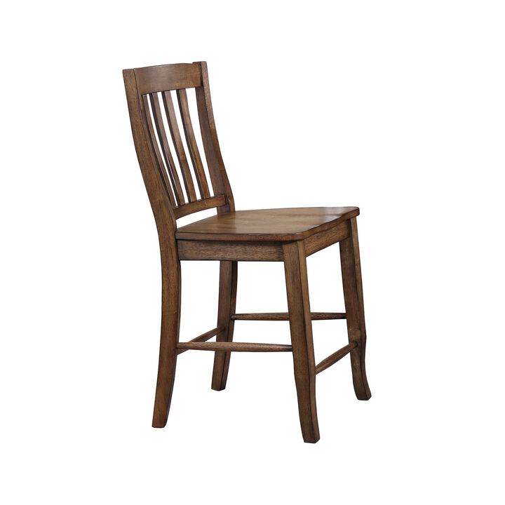 Carmel Rake Back Barstool