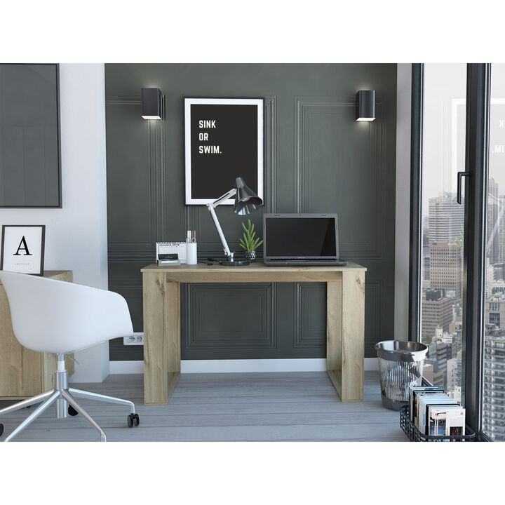 Oviedo 120 Writing Desk, Four Legs - Light Oak