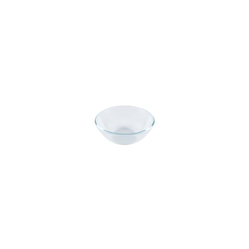 Glass Dinnerware dia.5.5" h:2" 14 oz. Round Clear Glass Bowl (Set of 2)