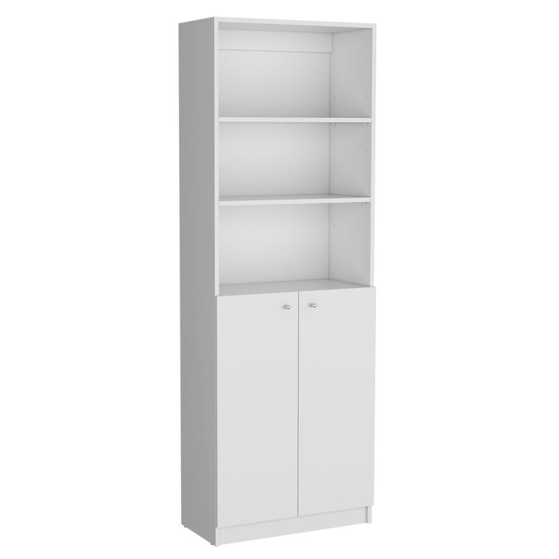 Penrose 3 Piece Living Room Set with 3 Bookcases, White