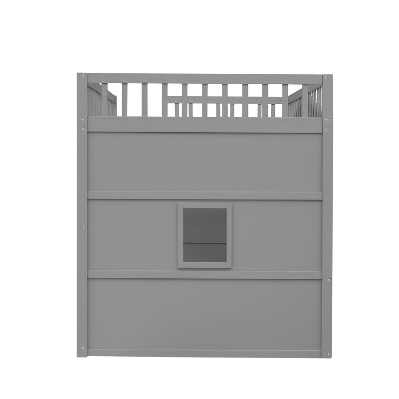 Merax House Loft Bed with Ladder