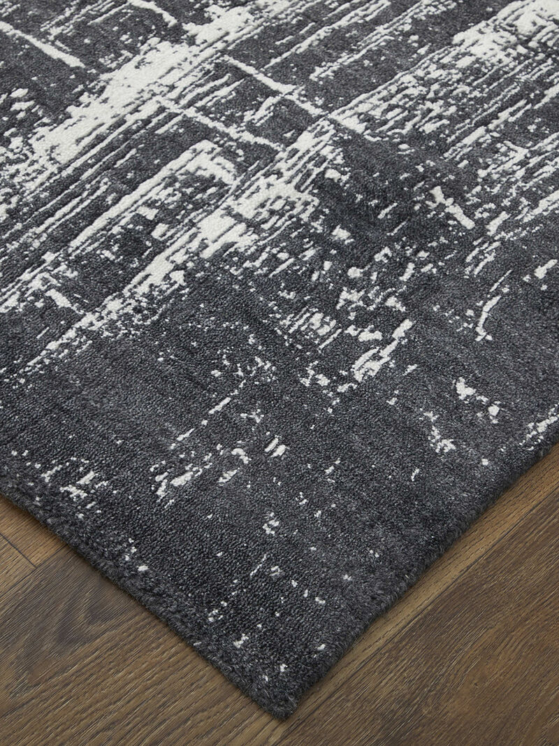 Coda 8929F 3'6" x 5'6" Black/White Rug