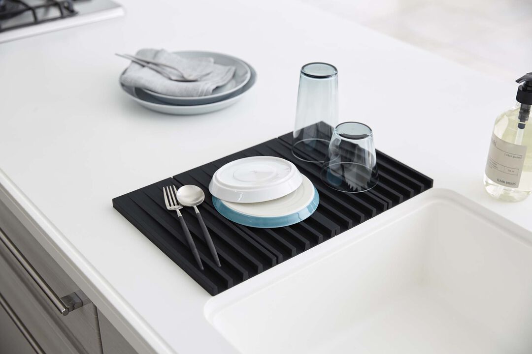 Folding Dish Drainer Mat