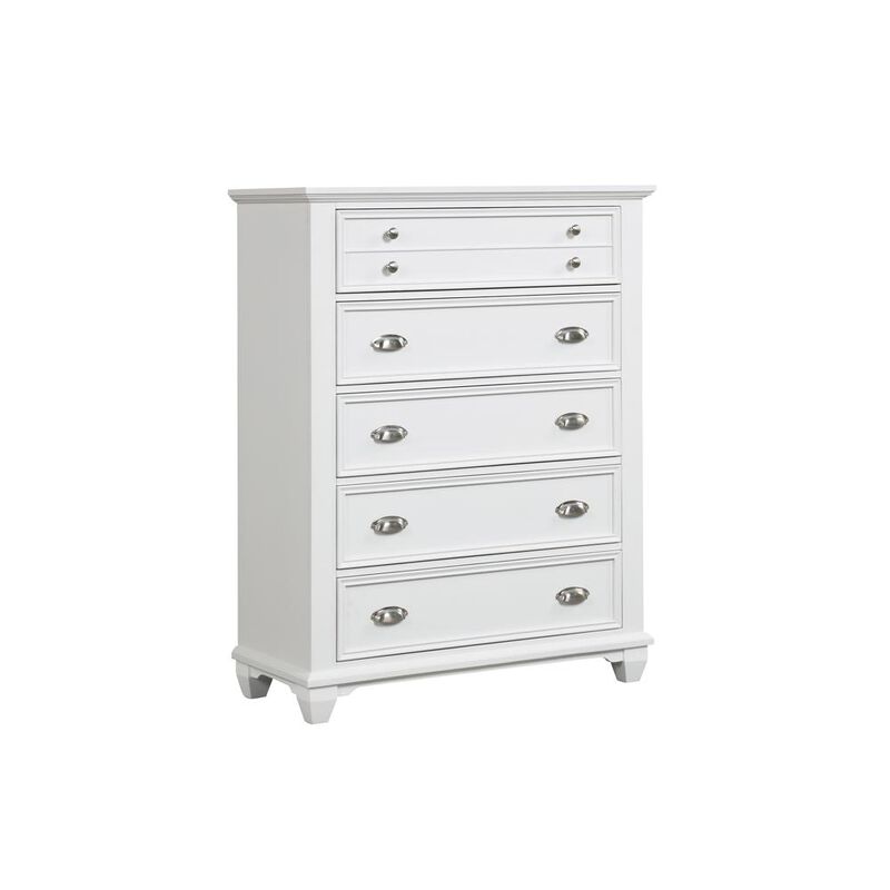 New Classic Furniture Jamestown Chest- White