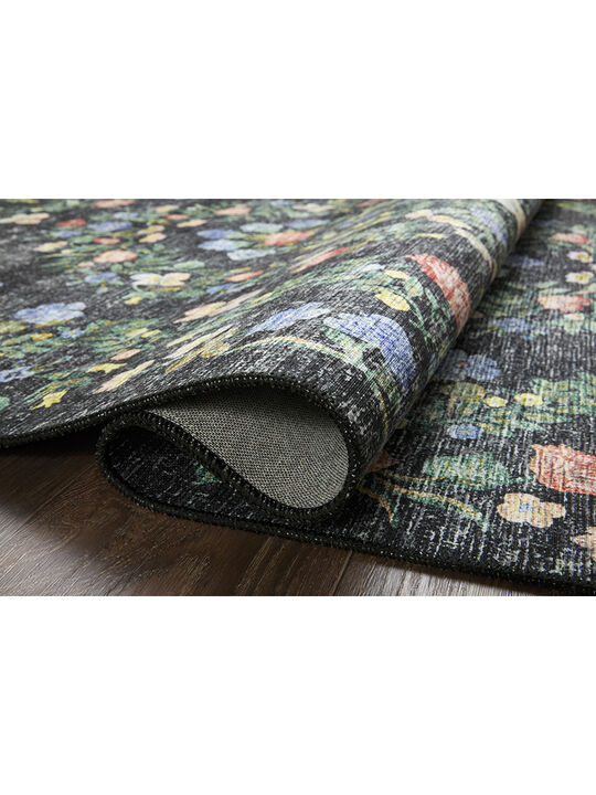 Palais PAL05 Black 18" x 18" Sample Rug
