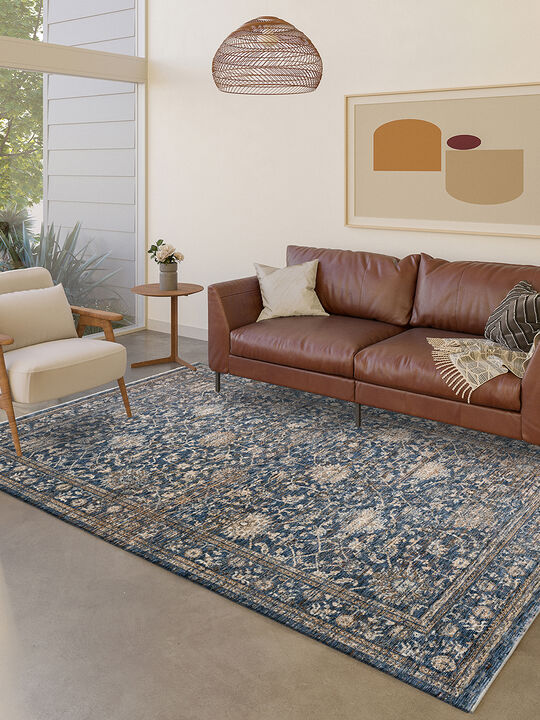 Yarra YA1 Navy 3' x 5' Rug