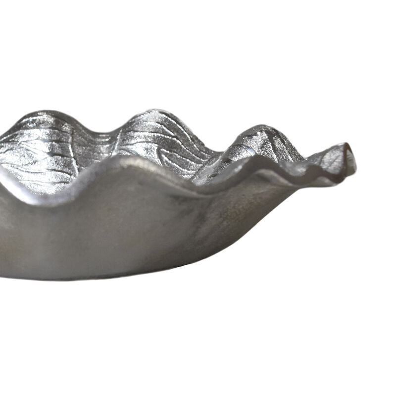 Handmade Decorative Gold Color Coated 4.72 x 4.52 x 1.18 Inches Aluminium Tray 052AB BBH Home's