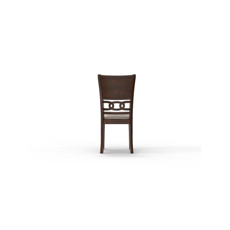 New Classic Furniture Gia 5-Piece 47 Wood Round Dining Set, Cherry