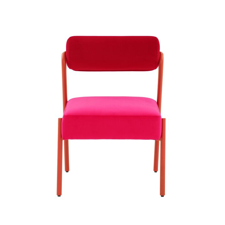 Jolene Velvet Accent Chair