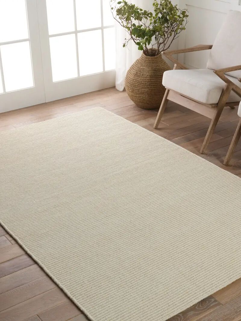 Strada Shyre White 8' x 10' Rug