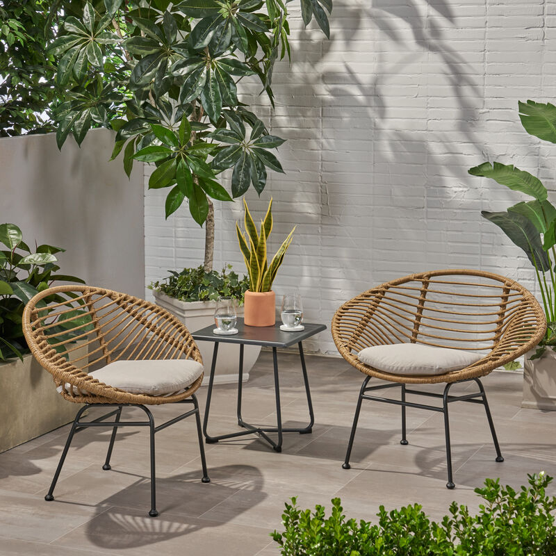 Merax Outdoor Basket Chair Set of 2