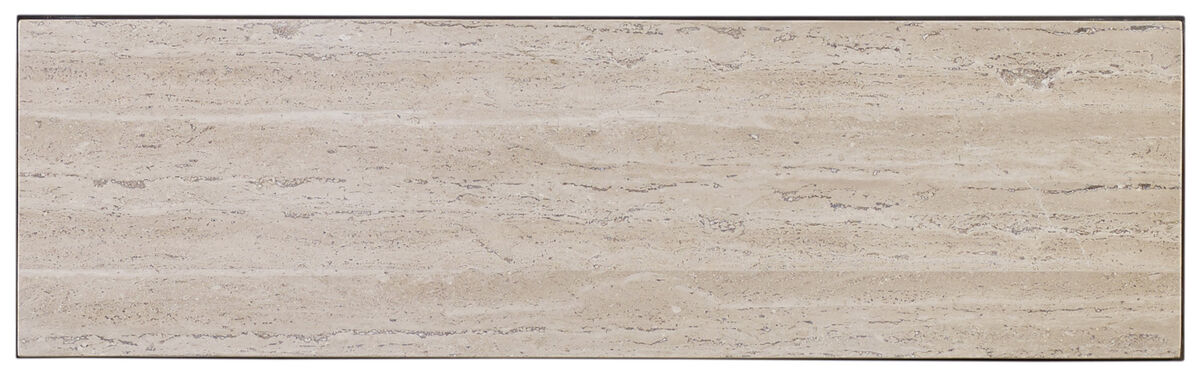 Thin Metal Console in Cream