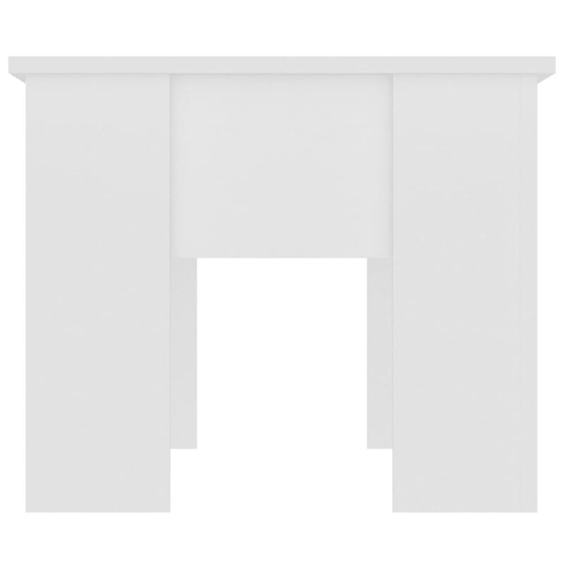 vidaXL Coffee Table White 31.1"x19.3"x16.1" Engineered Wood