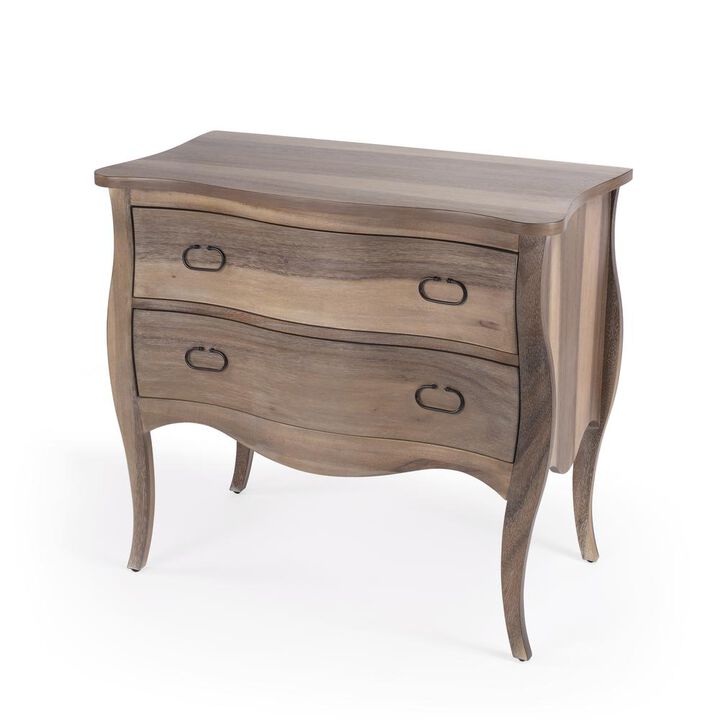 Butler Specialty Rochelle Natural 2 Drawer Chest, Light Brown
