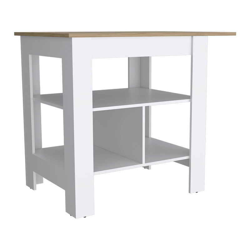Kitchen Island Pompeya, Kitchen, White