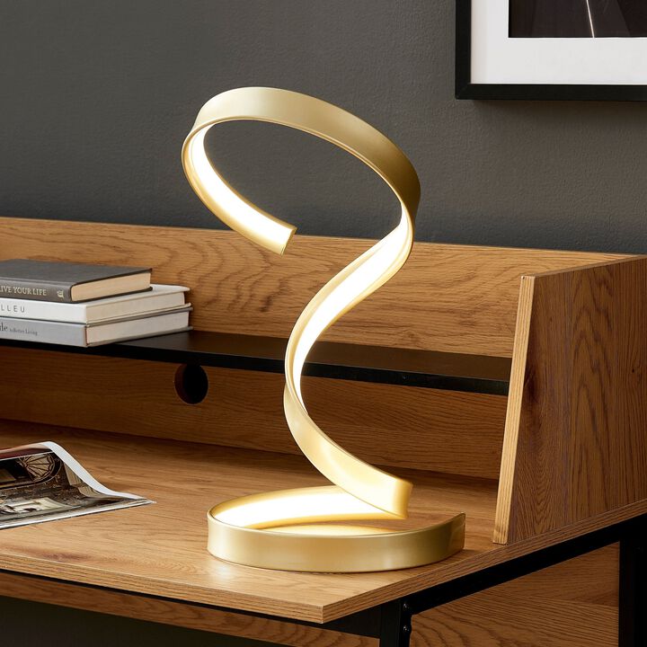 Hamburg Table Lamp Black Metal Dimmable Integrated LED