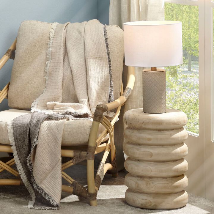 Roman Table Lamp-Gray