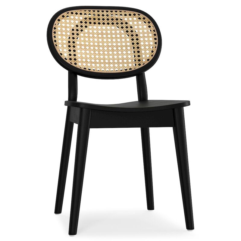 Simpli Home Rachel Dining Chair (Set Of 2) In Black
