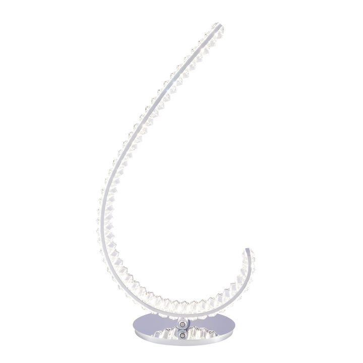 Grace Crystal Touch & Dimmable Right Gold Table Lamp