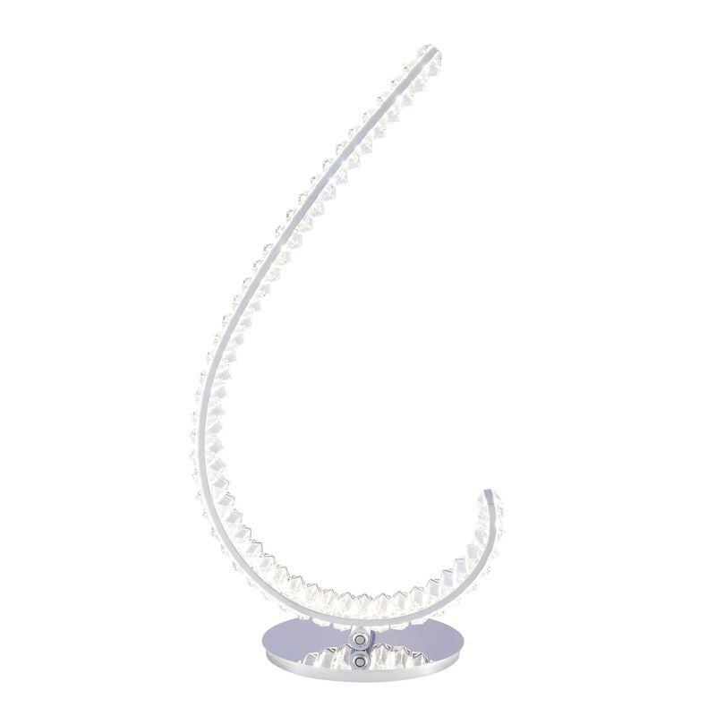 Grace Crystal Touch & Dimmable Right Gold Table Lamp