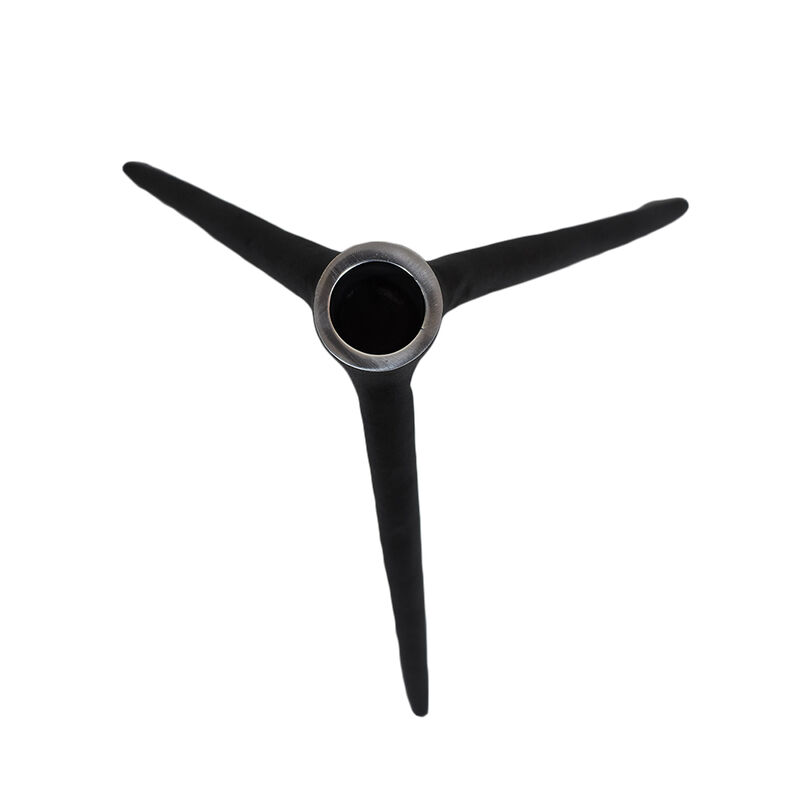 Modern Handmade Aluminum Eco-friendly Geometric Black Set Of One Vase Candle Holder BBH Homes