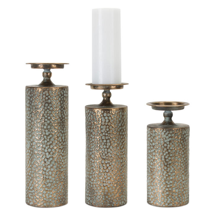 Set of 3 Decorative Candle Holders for Stylish Home Décor and Lighting