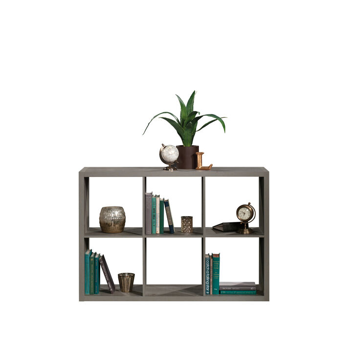 6-Cube Organizer Storage Bookcase, Gray