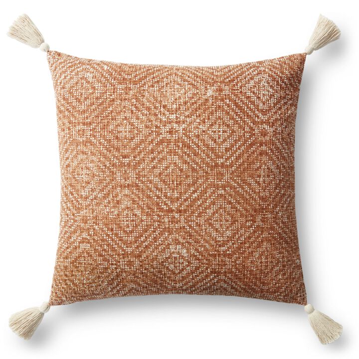P0621 Orange 22"x22" Poly Pillow