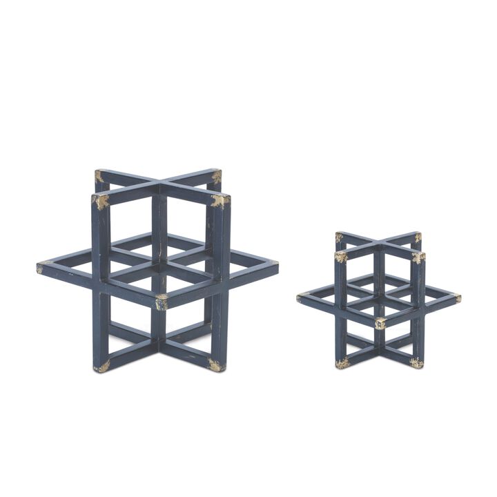 Tabletop Decor Decorative Accent Pieces for Home, Office, or Living Room (Set of 2)