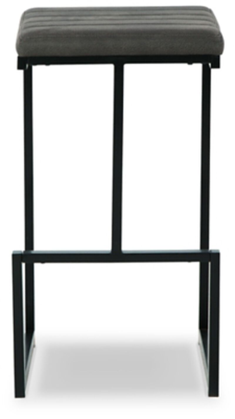 Strumford Contemporary Barstool in Gray