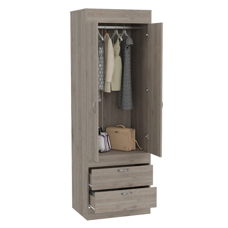 Armoire Tarento, Bedroom, Light Gray