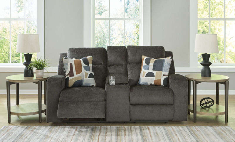 Kanlow Reclining Loveseat W/Console
