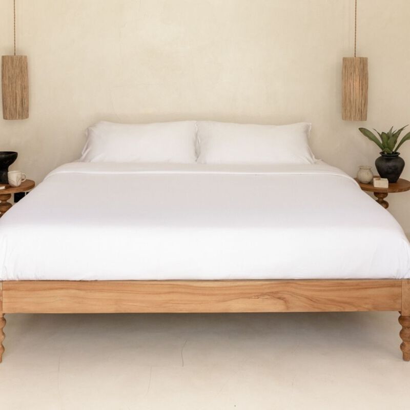 Organic Bamboo Sateen Duvet Cover Set