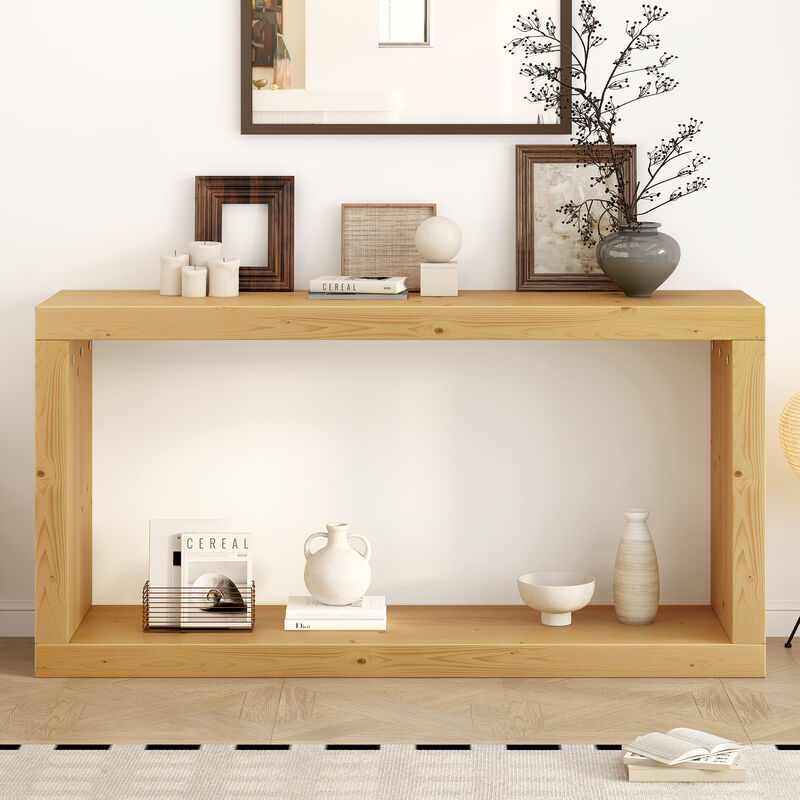 Merax Modern Minimalist Entrance Console Table