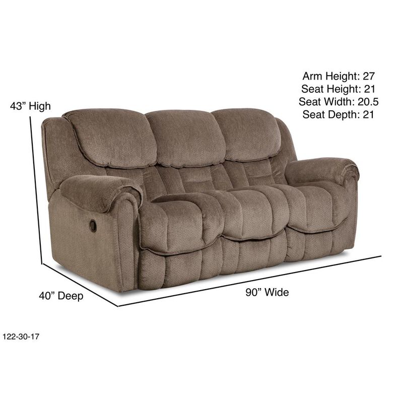 Motion Ease Fallon Double Manual Reclining Sofa