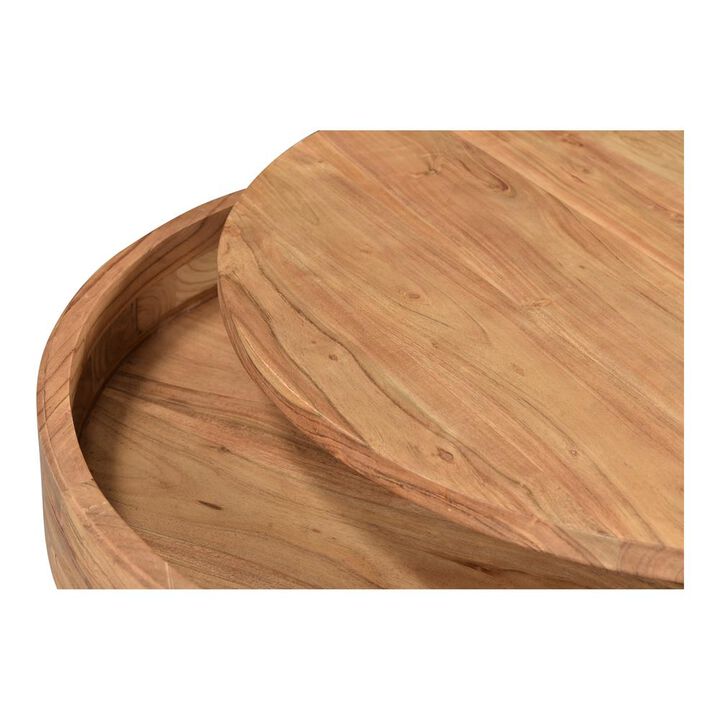 Moe's Home Collection Privado Storage Coffee Table, Natural