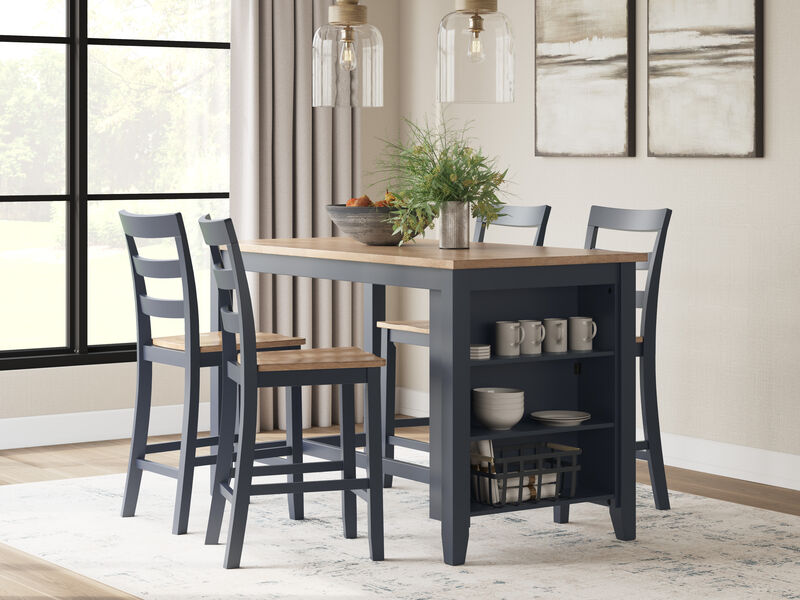 Gesthaven Blue Counterstool