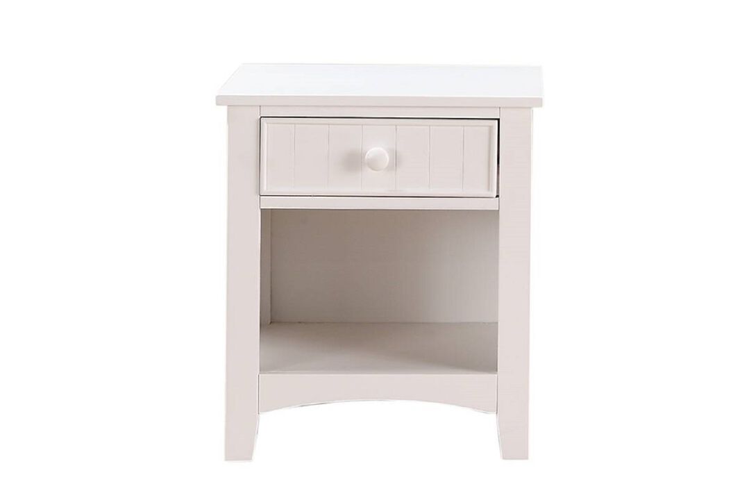 Streamdale Karine Wooden Nightstand With One Drawer In Finish