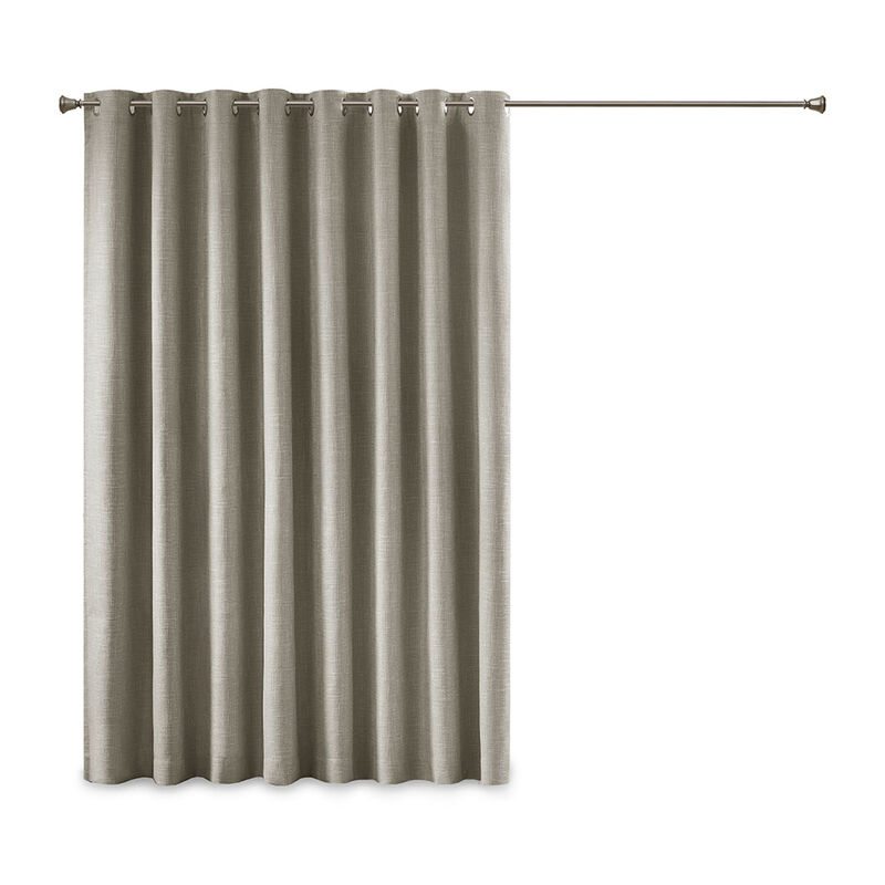 Gracie Mills Tamsin Printed Heathered Blackout Grommet Top Curtain Panel