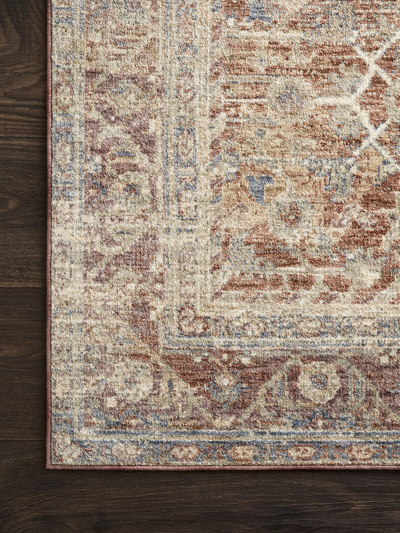Revere REV07 Terracotta/Multi 3'9" x 5'9" Rug