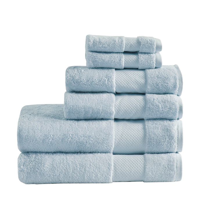 Gracie Mills Thalia 6-Piece 600gsm Turkish Cotton Bath Towel Set