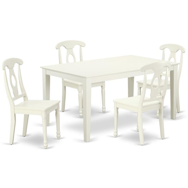 Dining Room Set Linen White